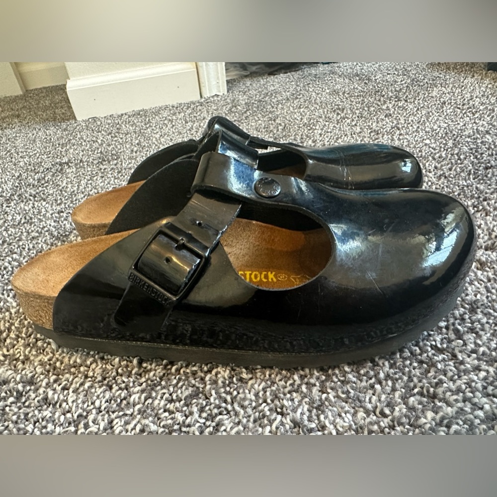 Black Mary Jane Birkenstock clogs 🖤